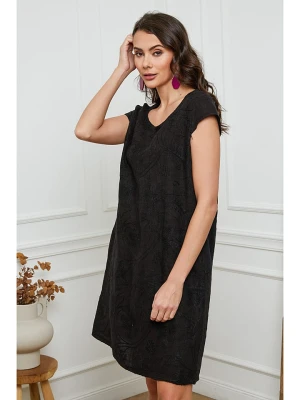 Fleur de Lin Lniana sukienka w kolorze czarnym rozmiar: XXL