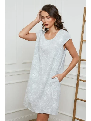 Fleur de Lin Lniana sukienka w kolorze szarym rozmiar: XL