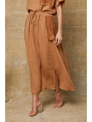 Fleur de Lin Spódnica "Jesta" w kolorze karmelowym rozmiar: XL