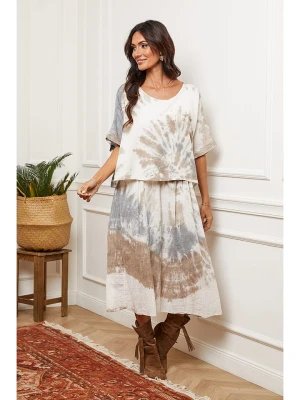 Fleur de Lin Sukienka w kolorze beżowym rozmiar: L