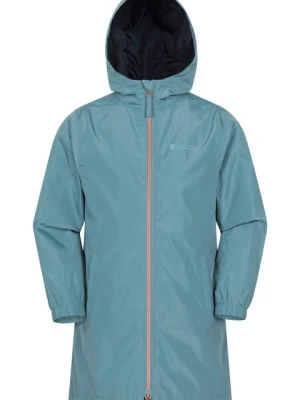 Flo — dziecięca kurtka przeciwdeszczowa z nadrukiem - Teal Mountain Warehouse