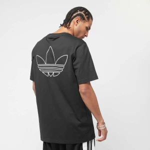 adidas Originals Floating Trefoil Tee mężczyźni T-Shirty i Polo czarny rozmiar Odzież