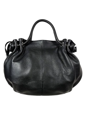 Florence Bags Skórzana torebka "Chiessi" w kolorze czarnym - 40 x 30 x 15 cm rozmiar: onesize