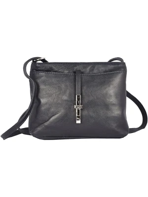Florence Bags Skórzana torebka "New Sport" w kolorze granatowym - 20 x 18 x 5 cm rozmiar: onesize