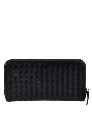 Florence Bags Skórzany portfel "Le Mans" w kolorze czarnym - 20 x 11 x 2 cm rozmiar: onesize