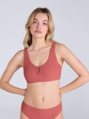 Florence — damska góra bikini, w prążki - Black Animal