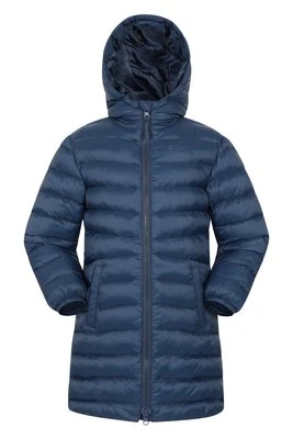 Florence - pikowana kurtka dziecięca - Navy Mountain Warehouse