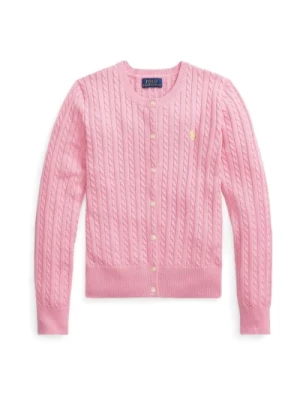 Florida Pink Mini Cable Tops Sweter Polo Ralph Lauren