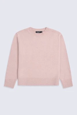 Fluffy damski sweter - Pink Animal