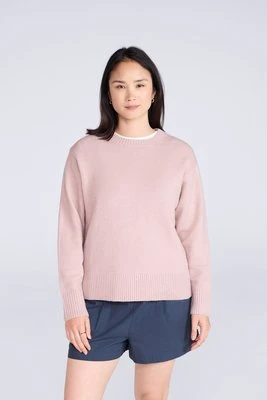 Fluffy damski sweter - Pink Animal