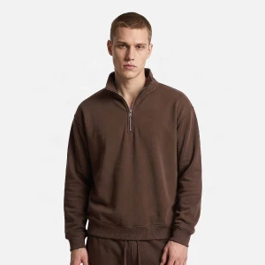 Fluffy Loose Fit Troyer Urban Classics brązowy