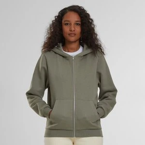 Fluffy Zip Hoody, markiUrban Classics, Bluzy, w kolorze zielony, rozmiar: