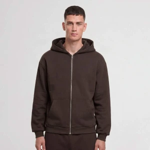 Fluffy Zip Hoody Urban Classics brązowy