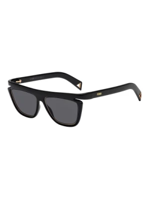 Fluo Sunglasses Black/Dark Grey Fendi