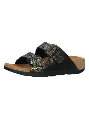 Fly London Skórzane klapki w kolorze czarnym rozmiar: 38