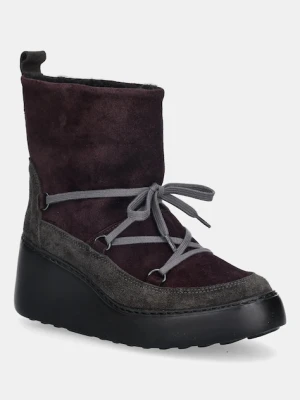 Fly London śniegowce zamszowe DERE725FLY