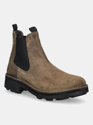 Fly London sztyblety zamszowe NOLL127FLY