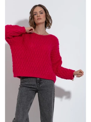 fobya Sweter w kolorze różowym rozmiar: 40-42