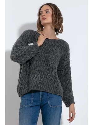 fobya Sweter w kolorze szarym rozmiar: 46-48