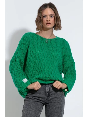 fobya Sweter w kolorze zielonym rozmiar: 36-38