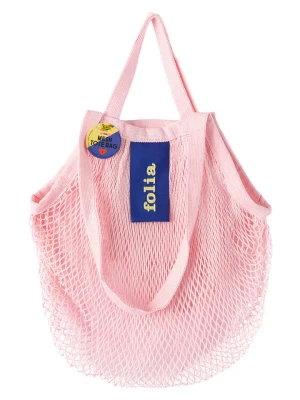 folia PAPER Shopper bag w kolorze jasnoróżowym - 44 x 44 x 0, 50 cm rozmiar: onesize