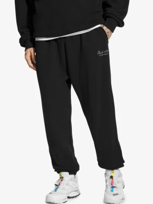 Football spodnie dresowe męskie czarne Prosto