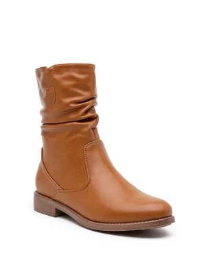 Foreverfolie Botki w kolorze jasnobrązowym rozmiar: 37