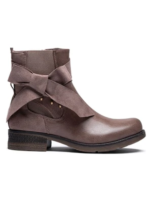Foreverfolie Botki w kolorze khaki rozmiar: 39