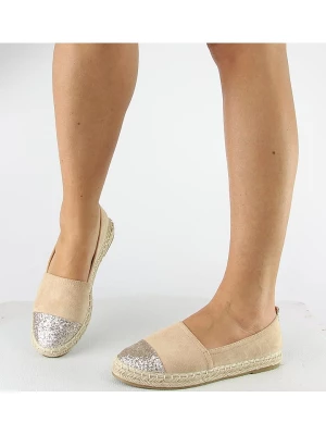 Foreverfolie Espadryle w kolorze khaki rozmiar: 37