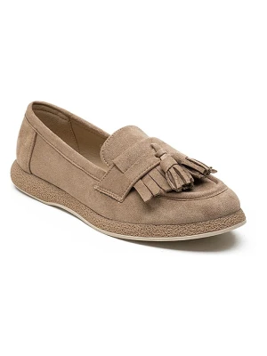 Foreverfolie Mokasyny w kolorze khaki rozmiar: 37
