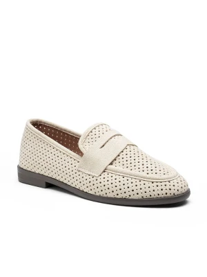 Foreverfolie Slippersy w kolorze beżowym rozmiar: 38