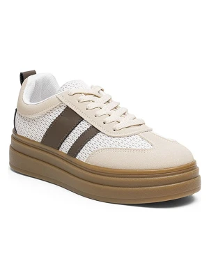 Foreverfolie Sneakersy w kolorze brązowo-beżowym rozmiar: 36