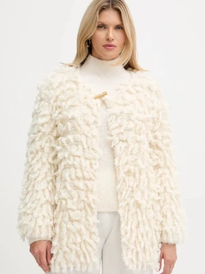 Forte Forte kardigan z dodatkiem wełny damski kolor beżowy ciepły 14452.mycoat