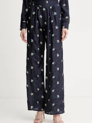 Forte Forte spodnie damskie jedwabne