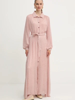 Forte Forte sukienka kolor różowy maxi prosta 14122.my.dress