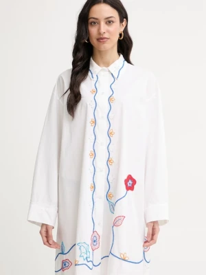 Forte Forte sukienka koszulowa bawełniana