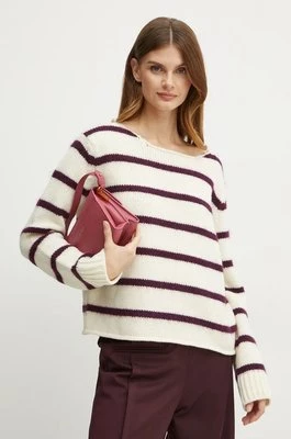 Forte Forte sweter z domieszką wełny damski kolor beżowy 13341_my knit