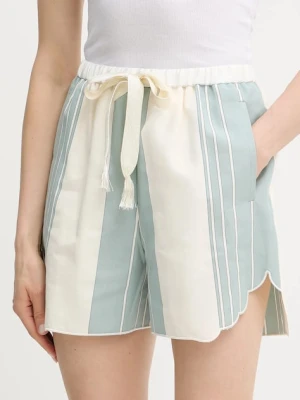 Forte Forte szorty z domieszką lnu