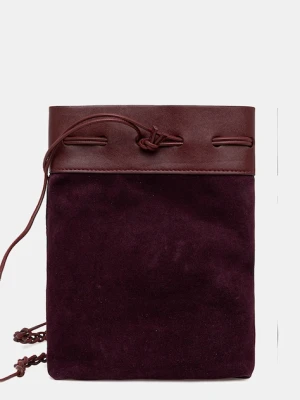 Forte Forte torebka skórzana kolor bordowy 14199.mybag