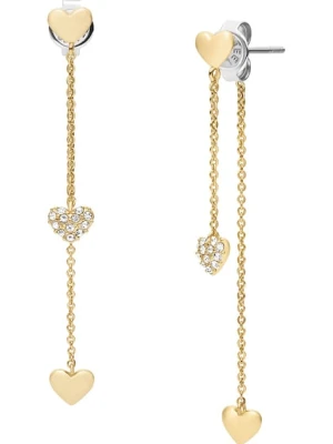 Fossil kolczyki damskie kryształowe Sutton