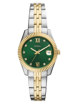 Fossil zegarek Bicolor damski kolor srebrny ES5388
