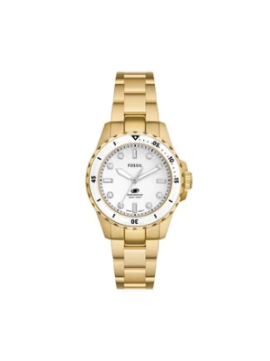 Fossil Zegarek Blue ES5350 Złoty