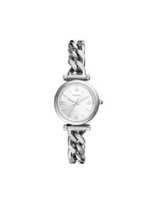Fossil Zegarek Carlie ES5331 Srebrny