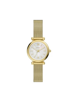 Fossil Zegarek Carlie ES5462 Złoty
