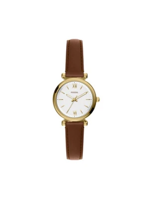 Fossil Zegarek Carlie ES5464 Brązowy