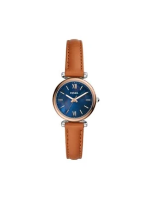 Fossil Zegarek Carlie Mini ES4701 Brązowy