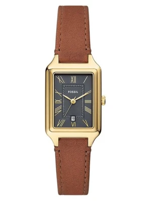 Fossil zegarek damski kolor brązowy