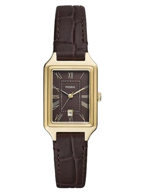 Fossil zegarek damski kolor brązowy ES5367