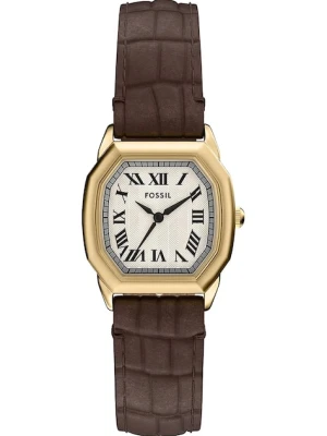 Fossil zegarek damski kolor brązowy ES5426