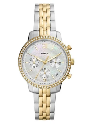 Fossil zegarek damski kolor srebrny